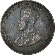 Moneta, Hong Kong, George V, Cent, 1934, EF(40-45)