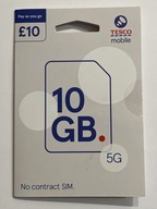 Tesco Mobile UK karta SIM Anglia Wielka Brytania: wysyłka za granice