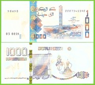 ALGIERIA 1000 DINARS 2018 P-W146(2) UNC