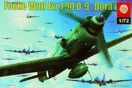 PLASTYK S012 FOCKE WULF Fw 190 D-9 DORA MODEL LIETADLA NA ZLEPENIE 1:72