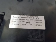 armrest passenger compartment TUNELU SRODKOWEGO AUDI A8 D4 4H