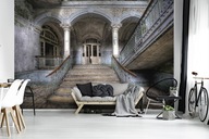 Fototapeta flizelinowa 312x219 3D Stare schody w domu +klej
