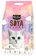 Kit Cat Podstielka ECO SoyaClump Confetti 7L
