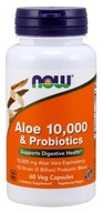 NOW Foods Aloe 10.000 & Probiotiká 60 vkaps