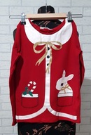 Sweter Bluzka H&M świąteczna 122 128