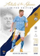 Match Attax 2024 Kevin De Bruyne Artist of the Game AG 6 Limited Edition