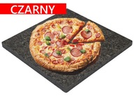 Žulová doska na pizzu ČIERNA, prírodná 30x30x2cm do rúry a na gril