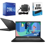 Notebook MSI Modern B11M 15,6 " Intel Core i5 8 GB / 256 GB čierny
