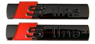 Audi S line Sline emblemat znaczek napis logo czarny