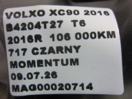 VOLVO XC90 II left right KOMPLET XC 90 hinges hinge bonnets black, 31352879