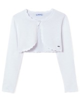 Bolerko sweter białe dziewczęce Mayoral 332- 80 r. 157