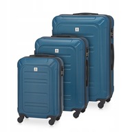 Betlewski Zestaw 3 walizek podróżnych na wakacje dla całej rodziny bagaż