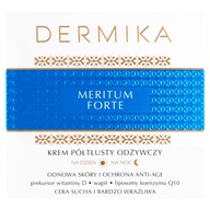DERMIKA Meritum Forte polotučný výživný denný a nočný krém 50 ml