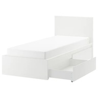 IKEA MALM Rám postele s 2 úložnými boxmi Lonset 90x200
