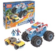 Stavebnica Mattel Mega Hot Wheels Monster Trucks - Rodger Dodger & Hot Whee