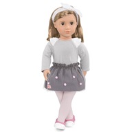 veľká bábika 46 cm s pohyblivými viečkami, oblečená čelenka - Our Generation -