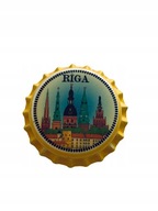 Magnes Magnez lodówkę kapsel Ryga Latvia Łotwa
