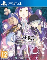 RE:ZERO STARTING LIFE IN ANOTHER WORLD THE PROPHECY OF THE THRONE PS4