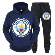 KOMPLET DRES BLUZA SPODNIE MANCHESTER CITY WZORY