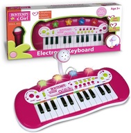 BONTEMPI 12 297 Różowy 24 Keyboard dla Dzieci