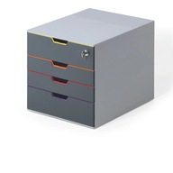 Durable Pojemnik na dokumenty z 4 szufladkami