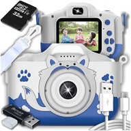 Digitálny fotoaparát ZeeTech Detský fotoaparát líška 40 Mpx modrý