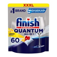 Finish Quantum All in 1 kapsułki do zmywarki tabletki Powerball 60szt lemon