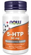 NOW Foods 5-HTP 50 mg 30 kaps STRES MOZOG PMS