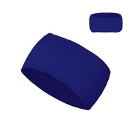 Elastyczna opaska na główkę, bawełna, niebieska, r. M (40-48)EKOUBRANKA PL