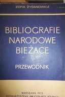 Bibliografie narodowe bieżące - Z, Żydanowicz