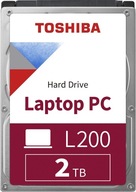 TOSHIBA L200 MOBILE HDWL120UZSVA 2TB 2,5" 128MB