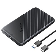 CZARNA OBUDOWA DYSKU SSD USB 3.1 KIESZEŃ DYSK HDD 2,5 CALA 5 Gb/s DO 6TB