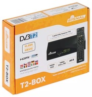 TUNER DVB-T2 HEVC DEKODER H.265 PVR T2-BOX SIGNAL KOMPLET