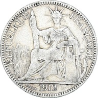 Moneta, FRANCUSKIE INDOCHINY, 10 Cents, 1912, Pari