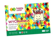 BLOK WYCINANKA A4/10K 100G HAPPY COLOR, GDD