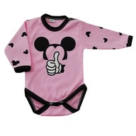 Wyprzedaż ! Body długi rękaw 104 cm Mickey Girl