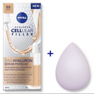 NIVEA HYALURON CELLULAR FILLER Krycí make-up na pleťové sérum tmavý 30ml
