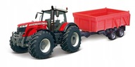 Traktor Massey Ferguson 8740S przyczepa BBURAGO