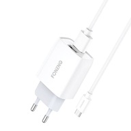 FONENG ŁADOWARKA SIECIOWA DO TELEFONU EU30 2X USB + KABEL USB MICRO