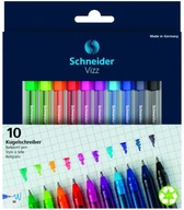 Zestaw Kolorowych Długopisów 10 Sztuk Vizz Schneid