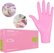 NITRIL KESZTYŰ NITRYLEX PINK RÓZSASZÍN 100 DB S