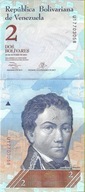 Banknot 2 Bolivar 2013 - UNC