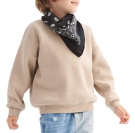 Bluza dziecięca bez kaptura oversize Reserved beżowa r.146 cm 10 lat