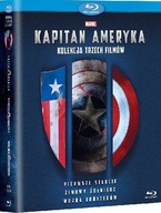 KAPITÁN AMERIKA - KOLEKCIA 3 FILMOV 3xBlu-Ray PL