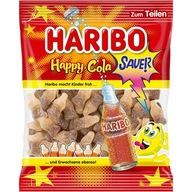 Żelki Haribo Happy Cola Sauer Kwaśne Colowe 175g