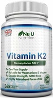 Nu U Vitamín K2 MK 7 200 mcg 365 tabliet natural