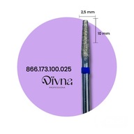 Diamantová fréza Kužeľ DIVNA na nechtové kožičky modrá 2,5 mm