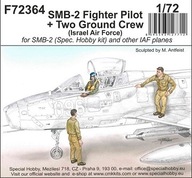 CMK F72364 SMB-2 Fighter Pilot + 2 Ground Crew "Israel AF" 1:72