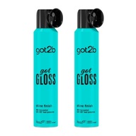 got2b Got Gloss Shine Finish sprej na úpravu účesu 2x 200 ml