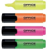 Zakreślacze Office Products 2-5mm 4 kolory
